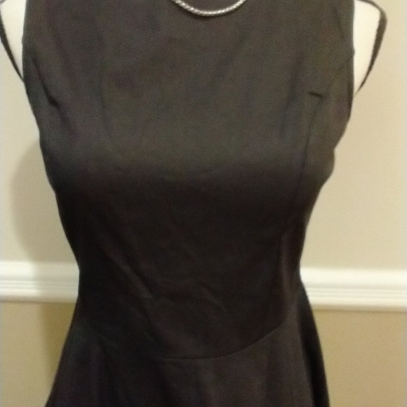 NWT. WOMEN'S COTTON BLACK DRESS. SMALL. FLARED. - Picture 2 of 5